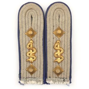 Waffen-SS Medical Hauptsturmführer's Shoulder Boards