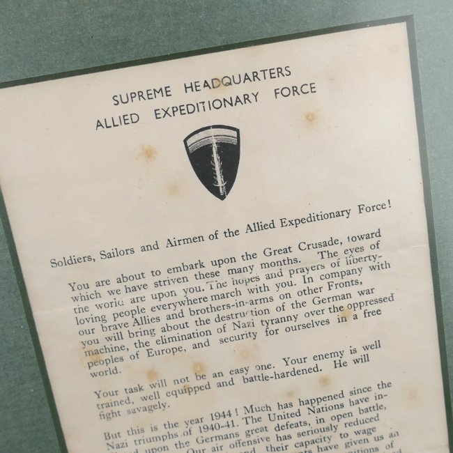 American D-Day Eisenhower Letter — image 2