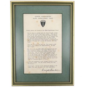 American D-Day Eisenhower Letter