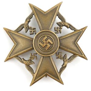 Spanish Cross in Bronze without Swords