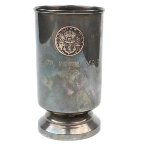 Dutch Royal Navy Silvered Prize Cup 1939