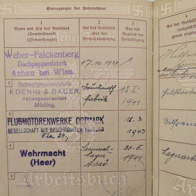 2nd Pattern 'Arbeitsbuch' - WH (Heer) — image 4