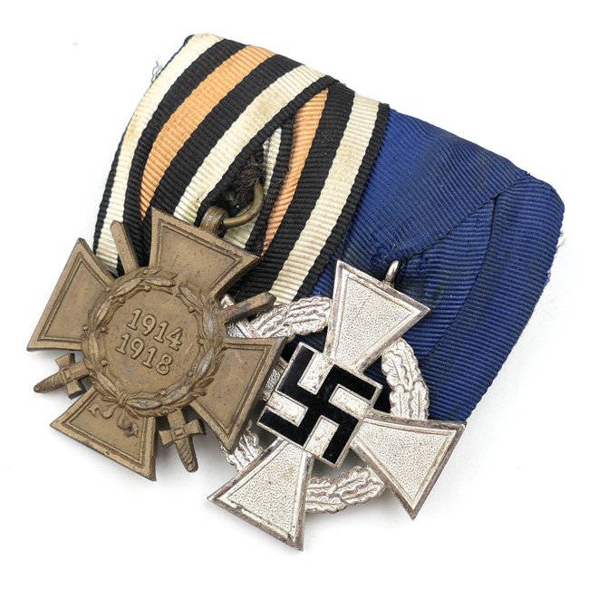 German 2-Piece Medal Bar — image 2
