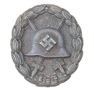 1st Pattern Wound Badge in Silver