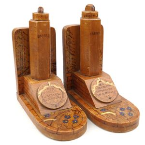 Set of Dutch 'Grebbeberg' Bookends