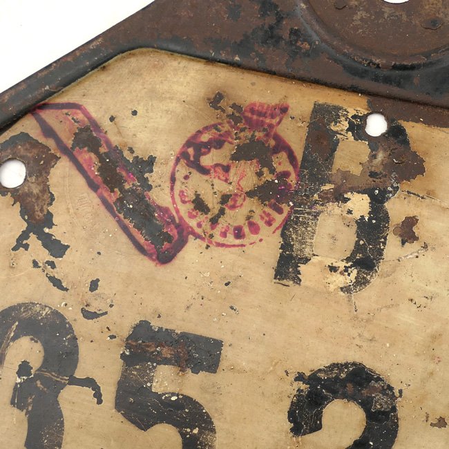 German Motorcycle License Plate Berlin — image 2