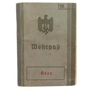 WH (Heer) Wehrpaß - KIA