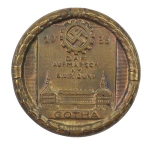 1936 'DAF Aufmarsch Gotha' Tinnie