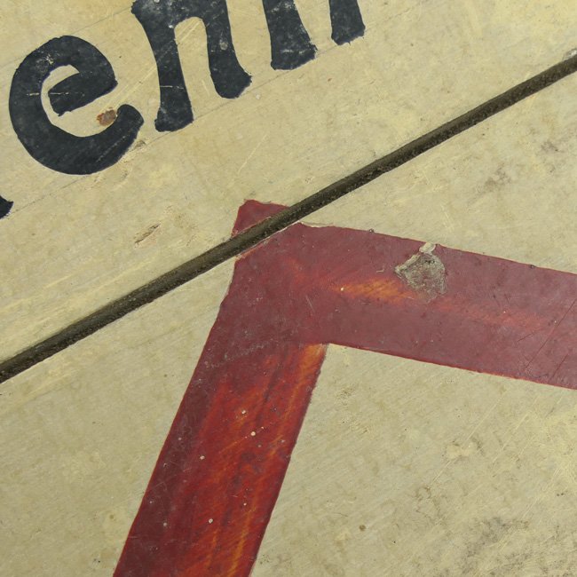 German Wooden Sign POW Camp 'Gutshof' — image 4