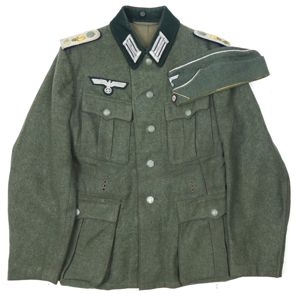 WH (Heer) Medical Officer's M36 Field Blouse & Overseas Cap