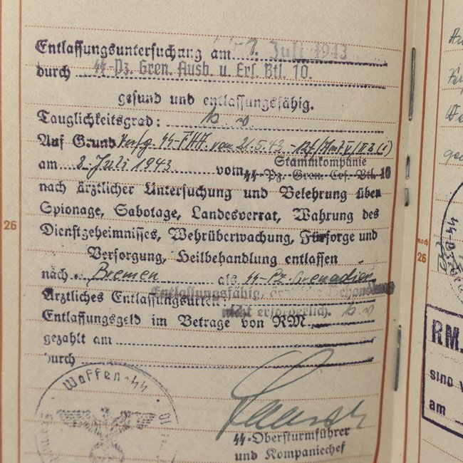 Waffen-SS Wehrpaß — image 10
