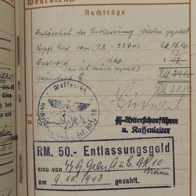 Waffen-SS Wehrpaß — image 9