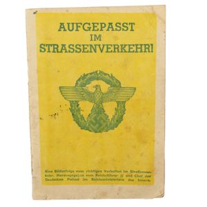 Polizei Booklet 'Aufgepasst im Strassenverkehr!'