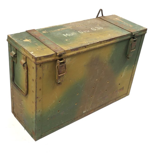 Camouflaged 'Mun.Geb.G.36' Ammunition Box — image 2
