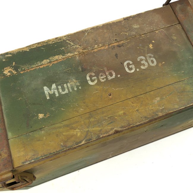 Camouflaged 'Mun.Geb.G.36' Ammunition Box — image 4