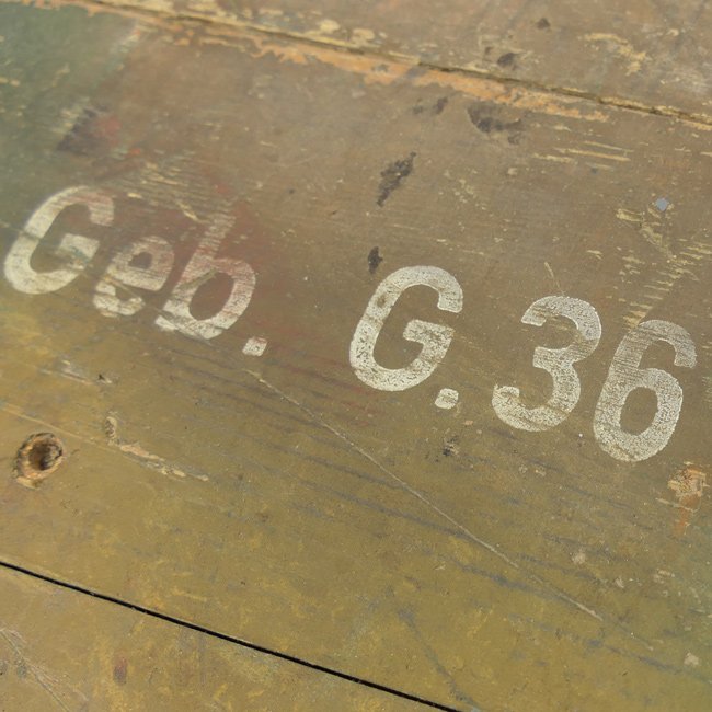 Camouflaged 'Mun.Geb.G.36' Ammunition Box — image 7