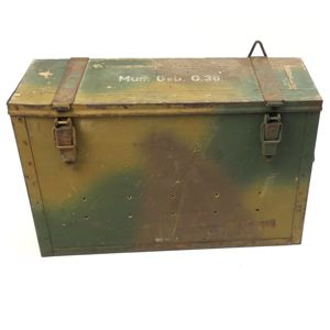 Camouflaged 'Mun.Geb.G.36' Ammunition Box