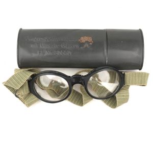 Luftwaffe Splinter Proof Goggles in Case