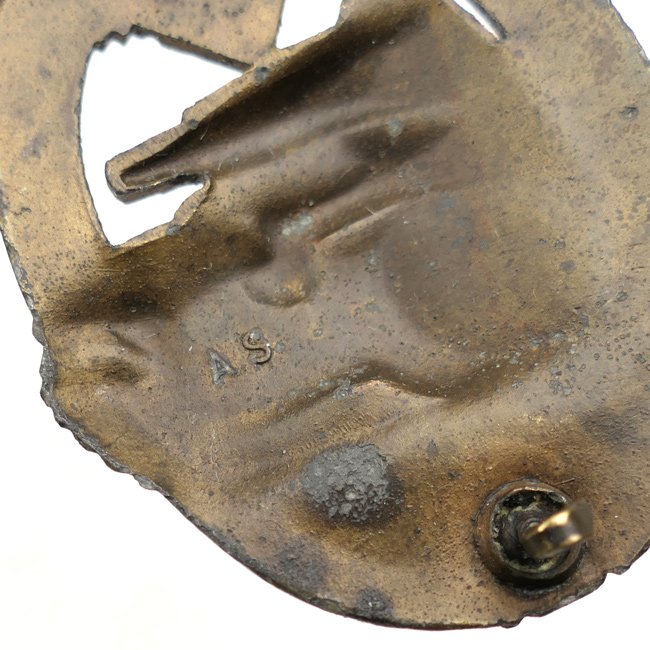 Panzer Assault Badge in Bronze - 'A.S.' — image 4