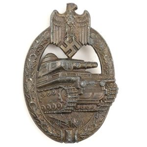 Panzer Assault Badge in Bronze - 'A.S.'