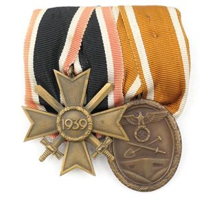 German 2-Piece Medal Bar