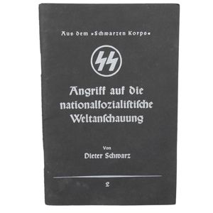 SS Booklet 'Angriff auf die nationalsozialistische Weltanschauung'