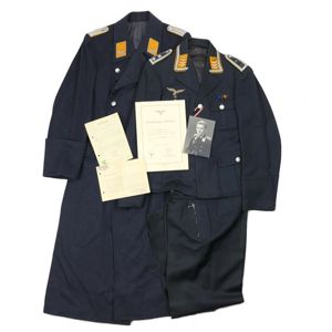 Luftwaffe Flight Officer's Four-Pocket Tunic Grouping