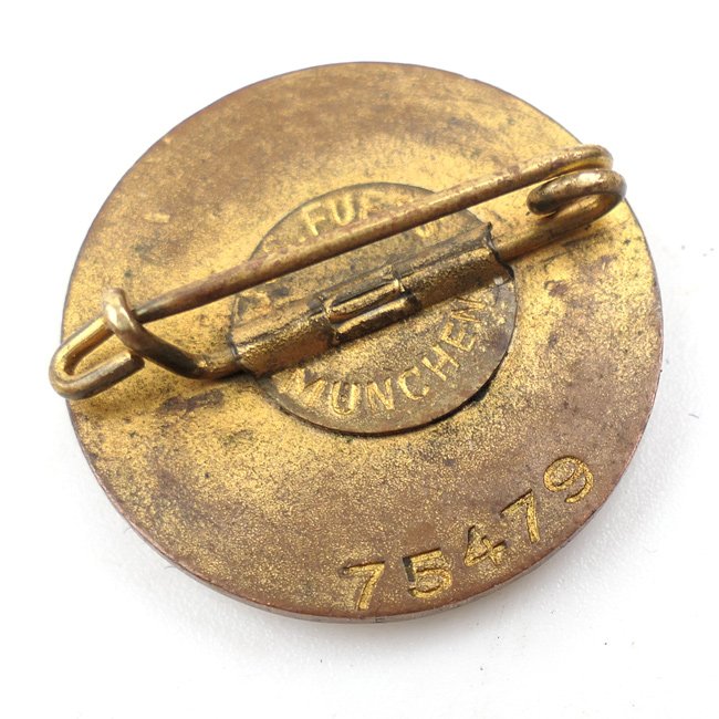 NSDAP Golden Party Badge '75479' — image 4