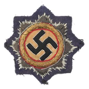 Luftwaffe German Cross in Gold - Cloth Version