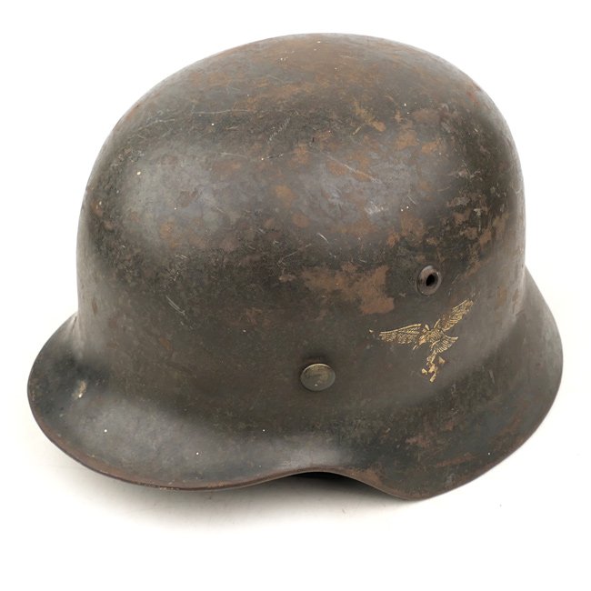 Early Luftwaffe DD M35 Combat Helmet — image 2