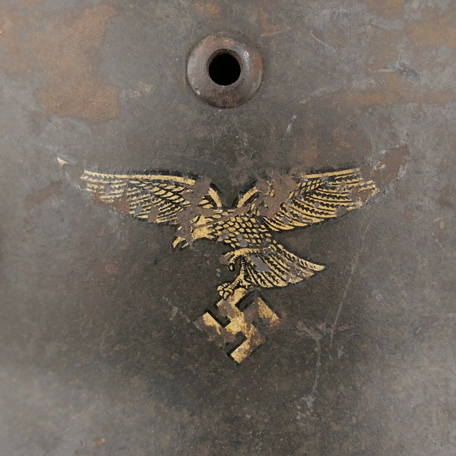 Early Luftwaffe DD M35 Combat Helmet — image 7