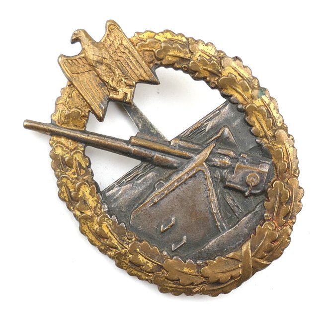 Coastal Artillery War Badge - Juncker — image 2