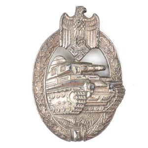 'Panzerkampfabzeichen in Silber' - 'A.S.' in triangle
