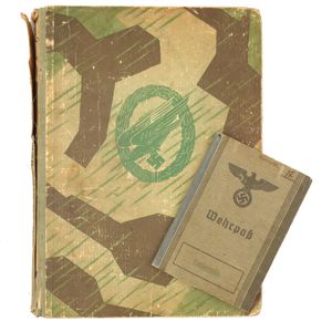 Luftwaffe Fallschirmjäger Wehrpaß - Kreta