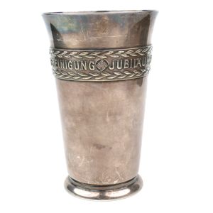 Silver plated Goblet with Swastika by 'Wellner'