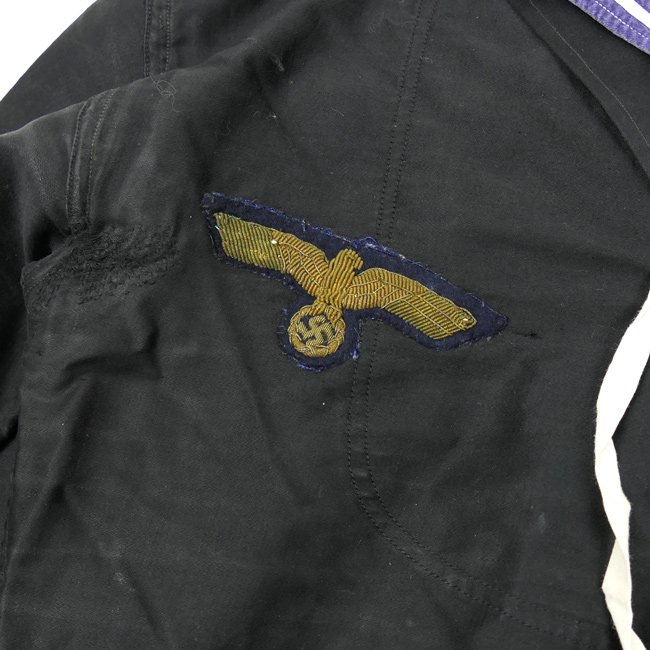 Kriegsmarine Blue Jumper Shirt with Collar Dickie — image 3