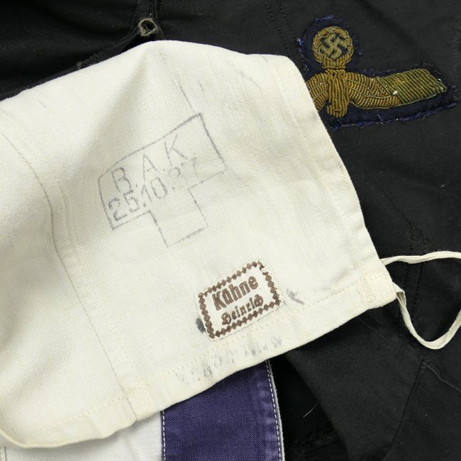 Kriegsmarine Blue Jumper Shirt with Collar Dickie — image 8