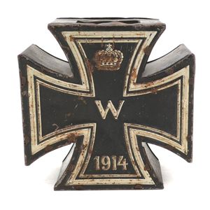 WW1 Iron Cross Money Bank