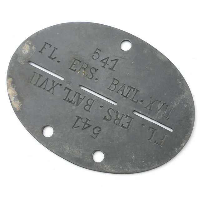 Luftwaffe ID-disc 'FL.ERS.BATL.XVII' — image 2