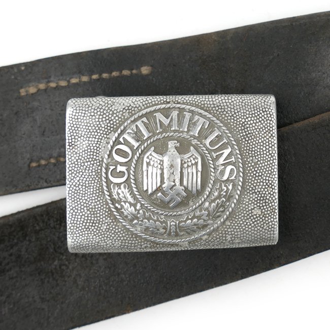 WH (Heer) EM/NCO's Belt & Buckle — image 2