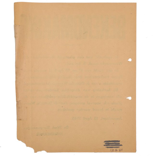 Dutch 'Bekendmaking Amersfoort' Poster — image 4