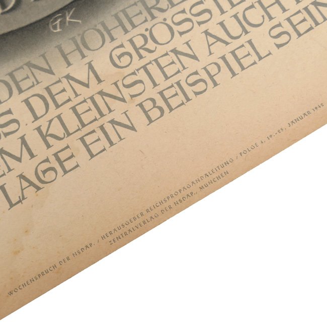 'Wochenspruch der NSDAP' Mini Poster — image 3