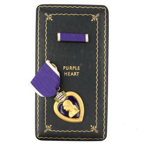 US Purple Heart Medal in Box