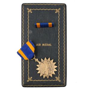 Engraved US Air Medal in Box
