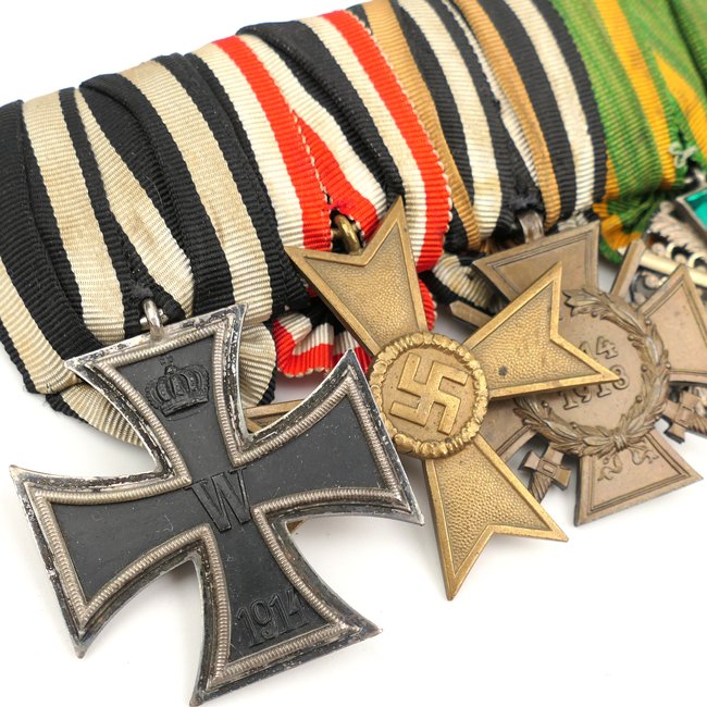 German 6-Piece Medal Bar 'Zähringer Lion' — image 2