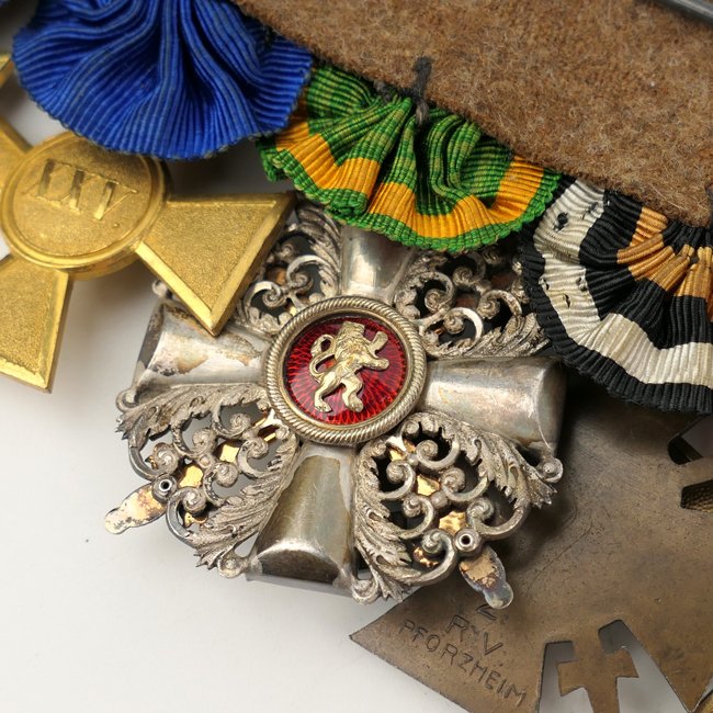 German 6-Piece Medal Bar 'Zähringer Lion' — image 7