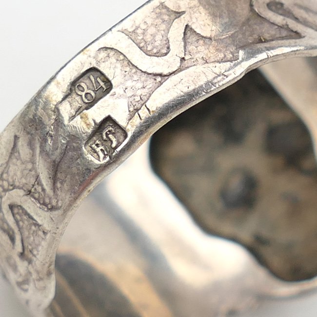 Rare original German 'Totenkopfring' — image 5