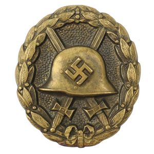 1st Pattern Wound Badge in Black