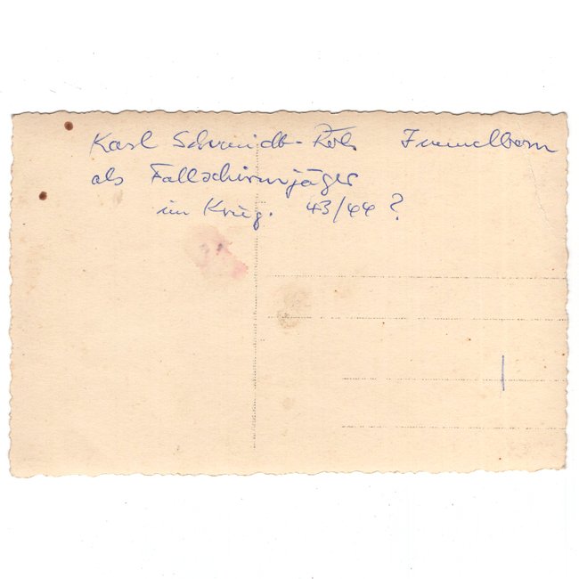 Luftwaffe 'Fallschirmjäger' Photograph — image 2