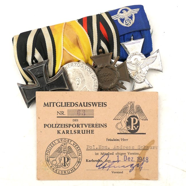 Polizei 4-Piece Medal Bar 'Baden' — image 6